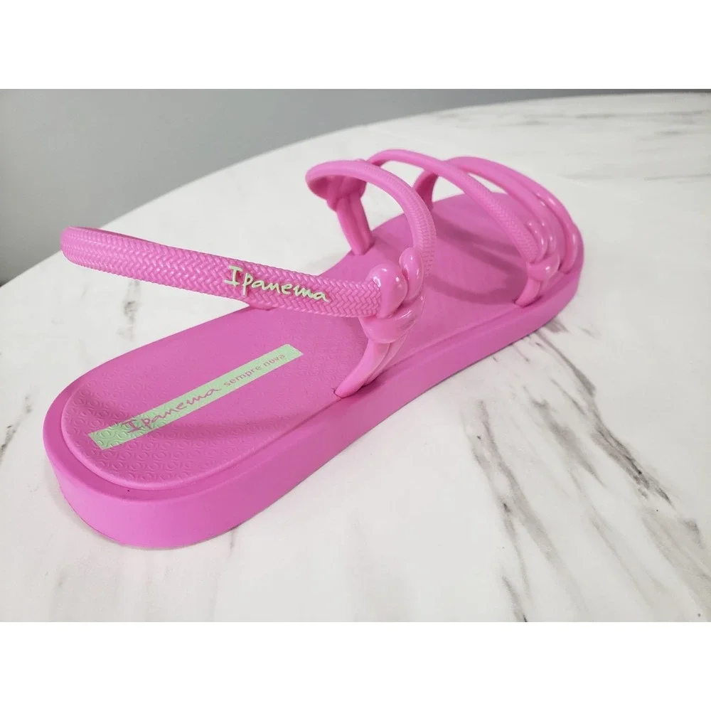 NEW - Ipanema Womens Solar Sandal SIZE 10 - FLAT JELLY‎ WATER SHOWER BEACH POOL